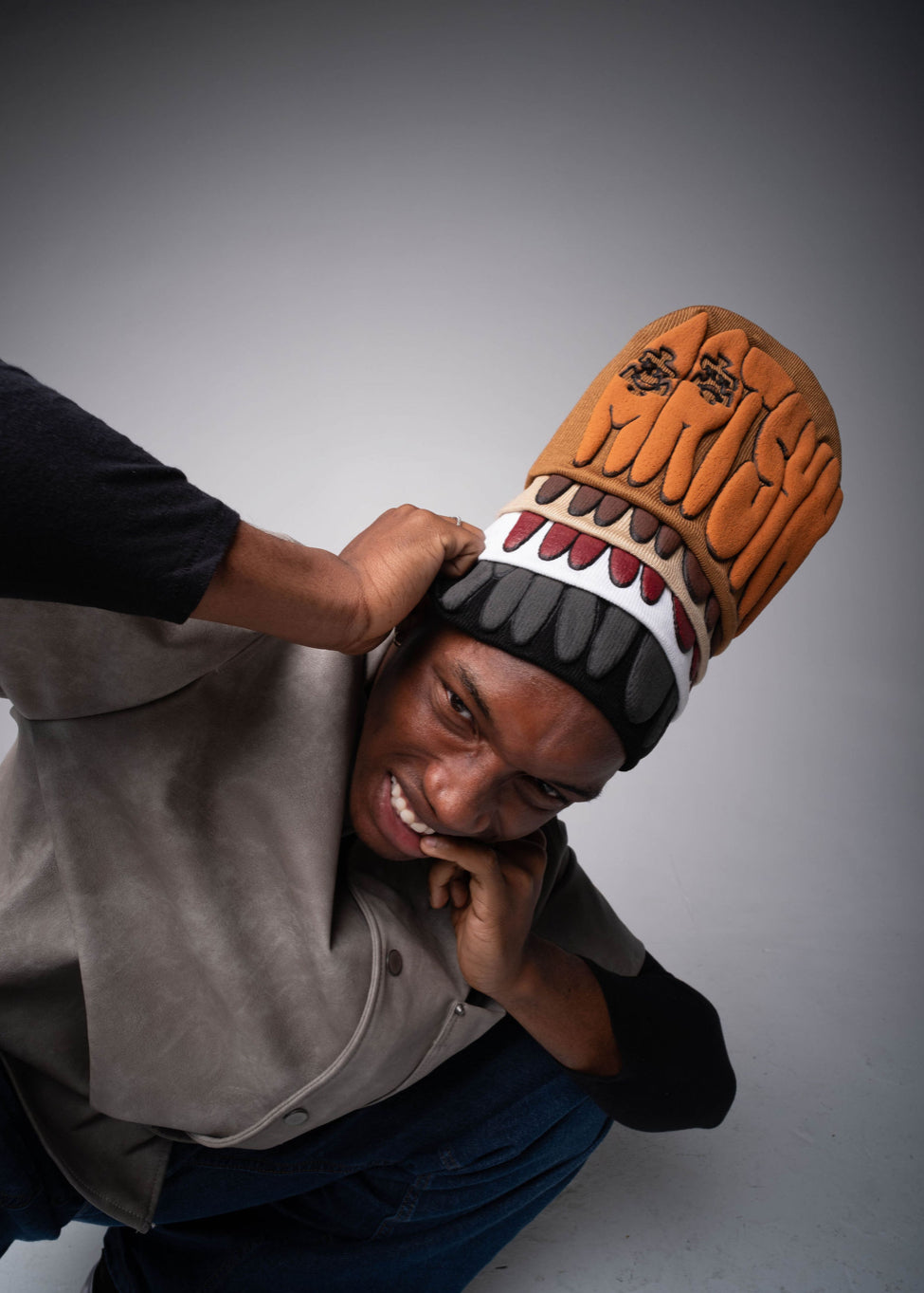 (4 Pack) Puff Beanie Set