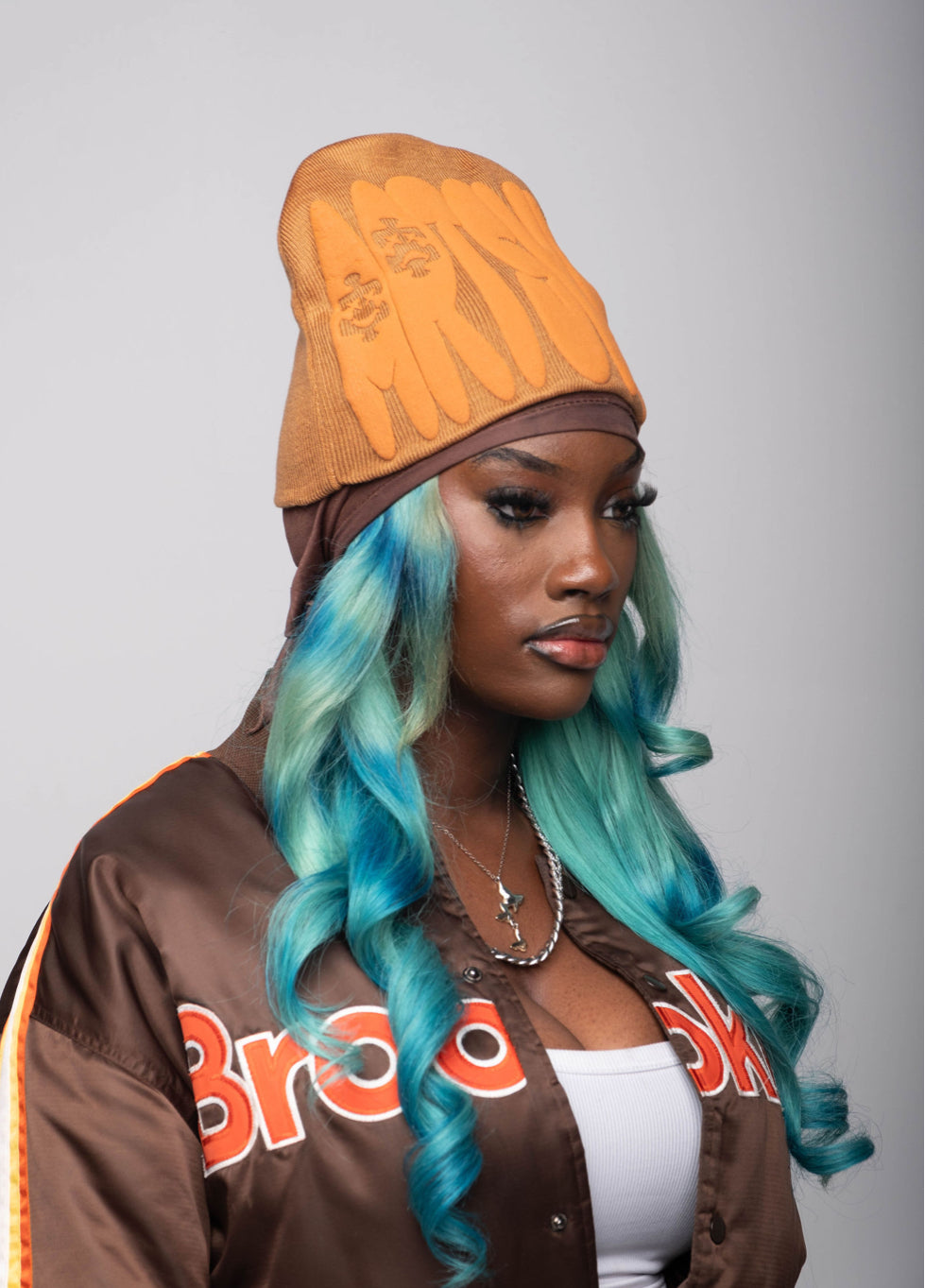 Pumpkin Spice Puff Beanie