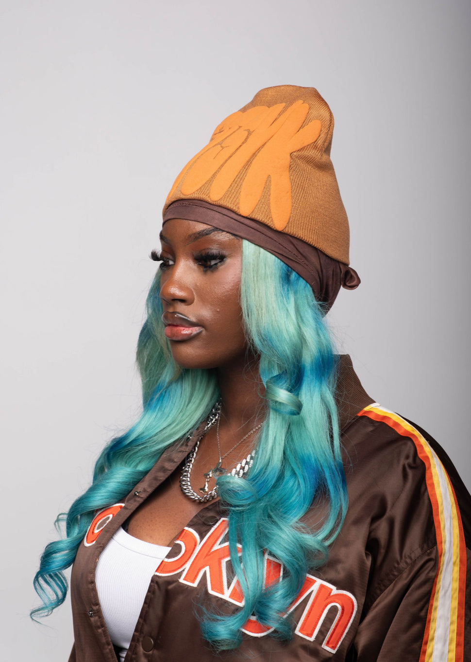 Pumpkin Spice Puff Beanie