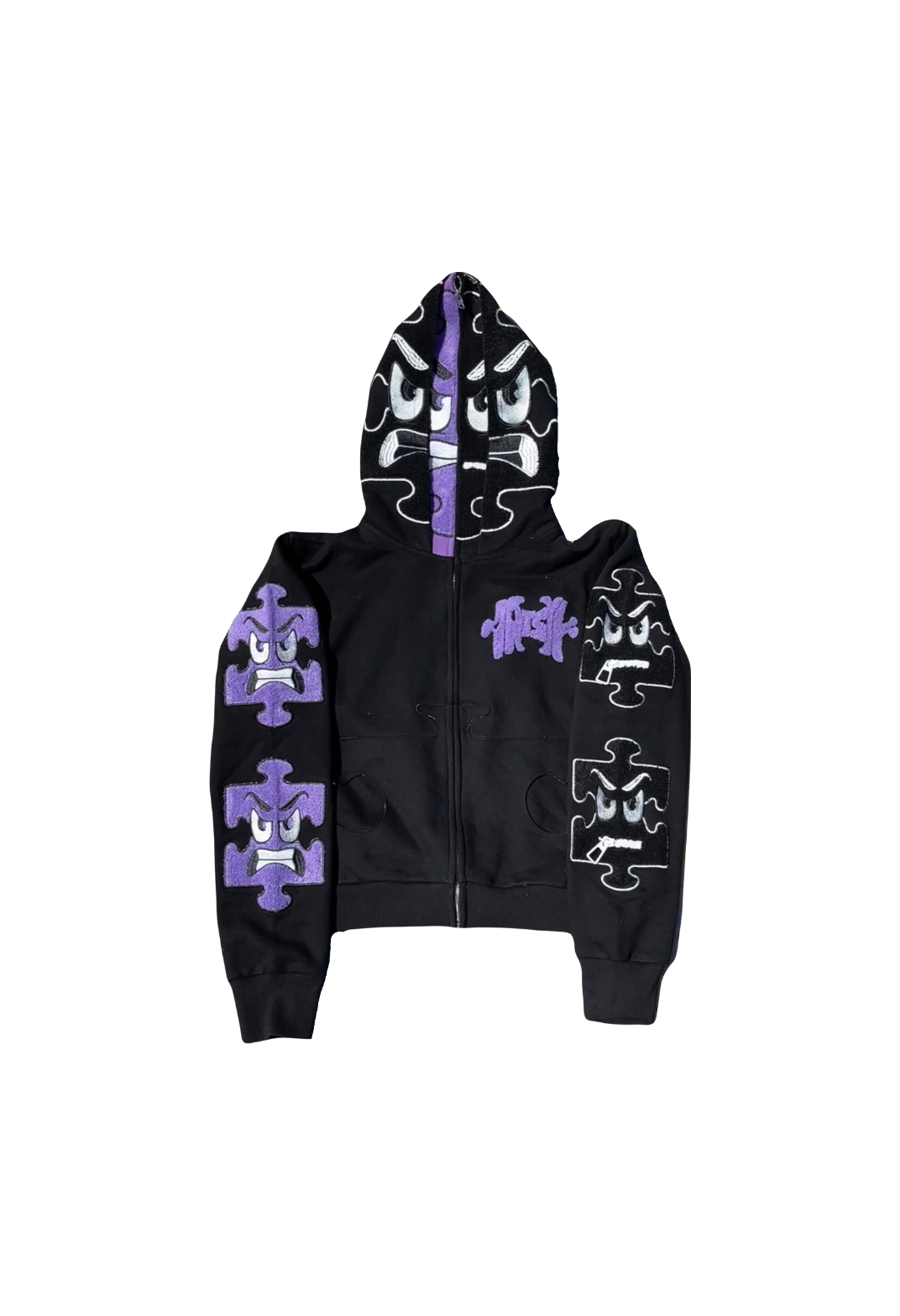 Furious/Ballistic Double Puzzle Hoodie (Lavender)